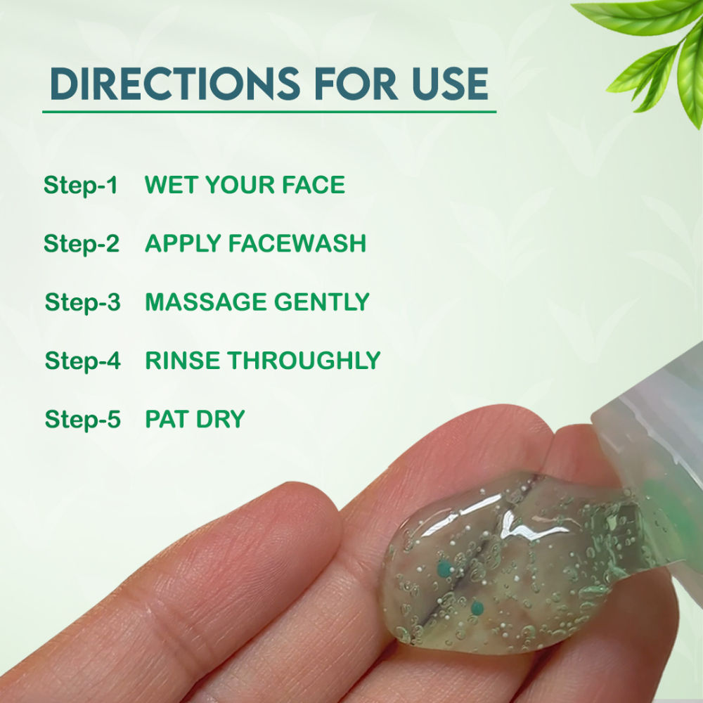 Herbal Tea Tree Face Wash For Oily & Acne Free Glowing Skin
