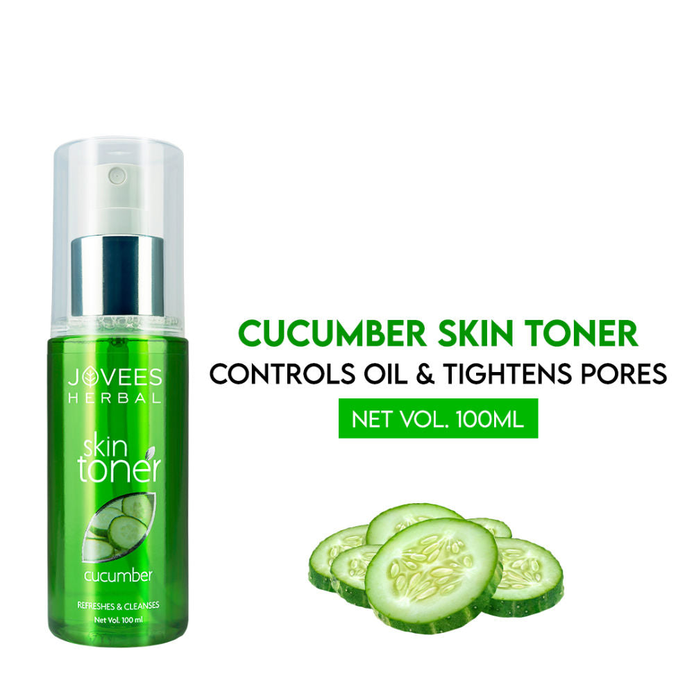 Herbal Cucumber Skin Toner For Oily & Acne Prone Skin Hydrating & Pore Tightening