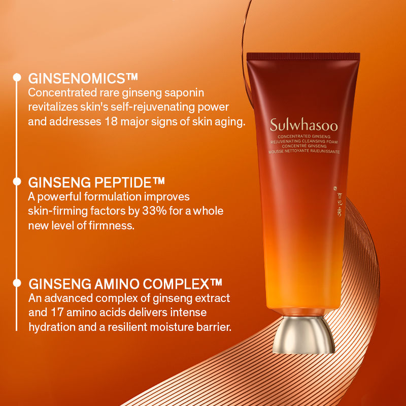 Concentrated Ginseng Rejuvenating Cleansing Foam