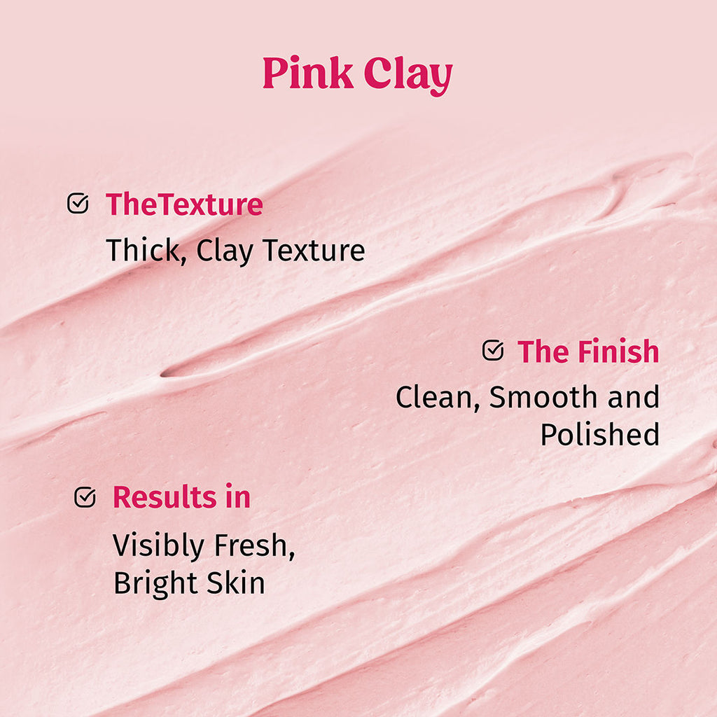 Clay And Glow -Pink Clay Facial Mask