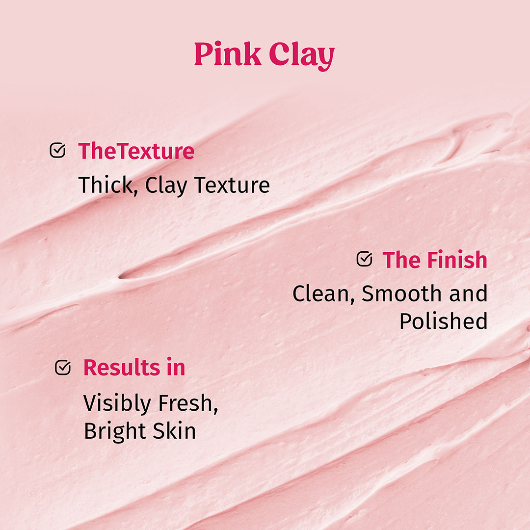 Clay And Glow -Pink Clay Facial Mask
