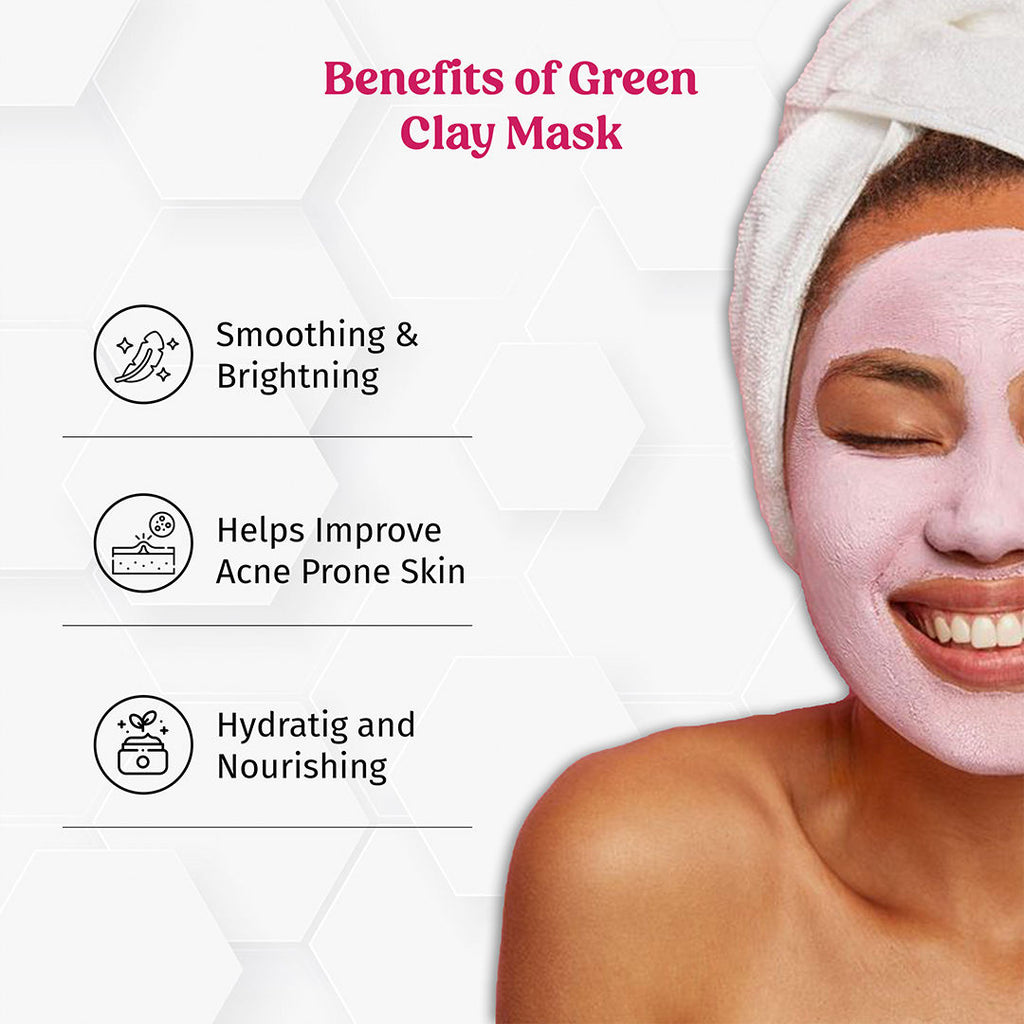 Clay And Glow -Pink Clay Facial Mask