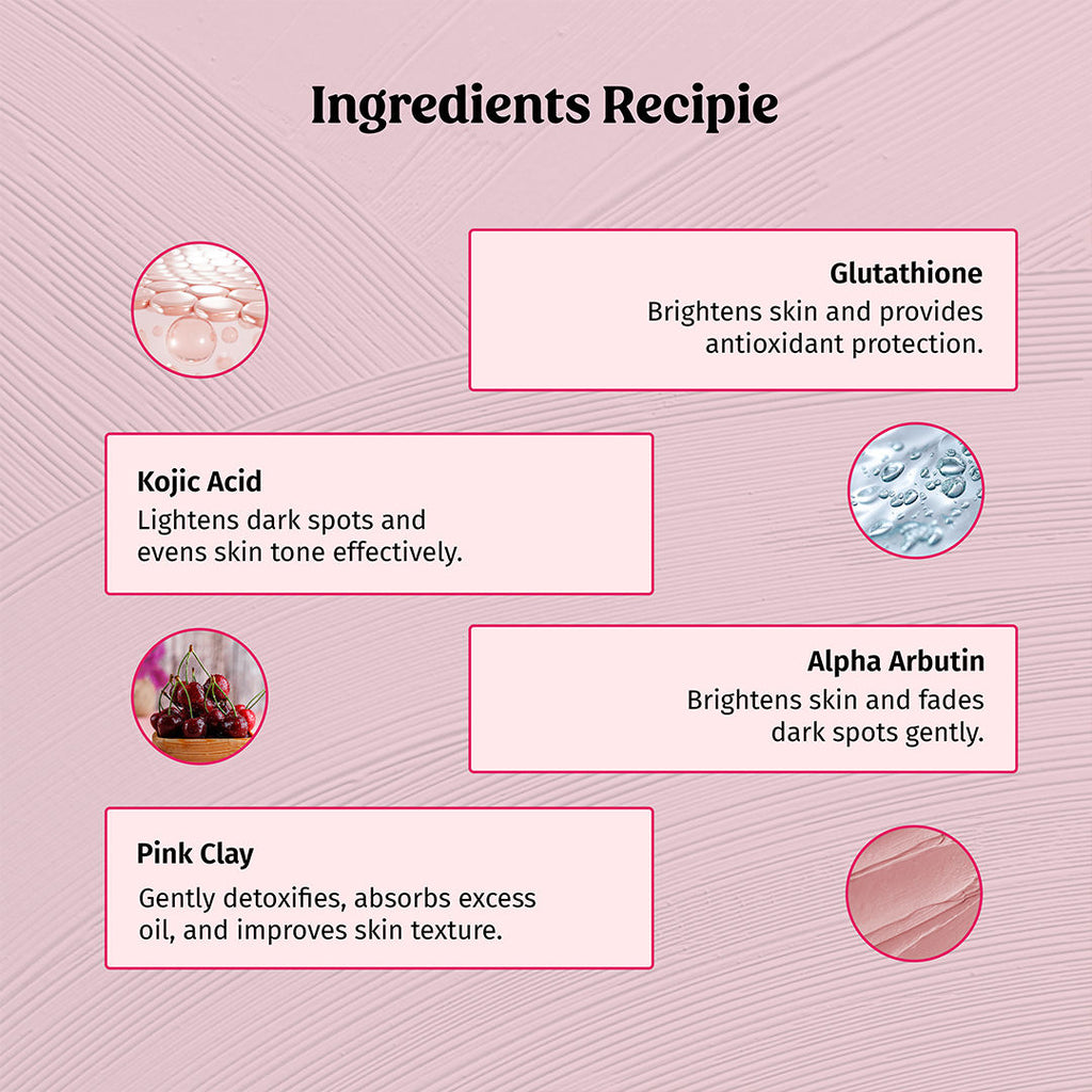 Clay And Glow -Pink Clay Facial Mask