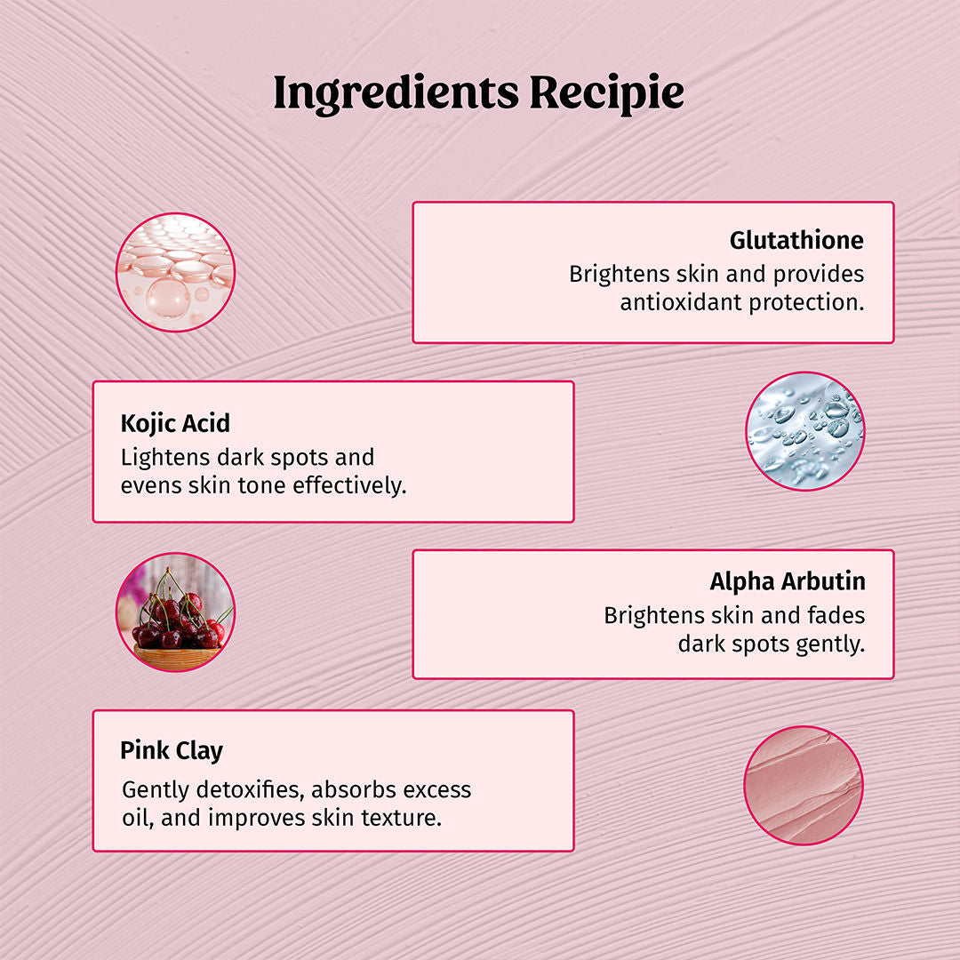 Clay And Glow -Pink Clay Facial Mask