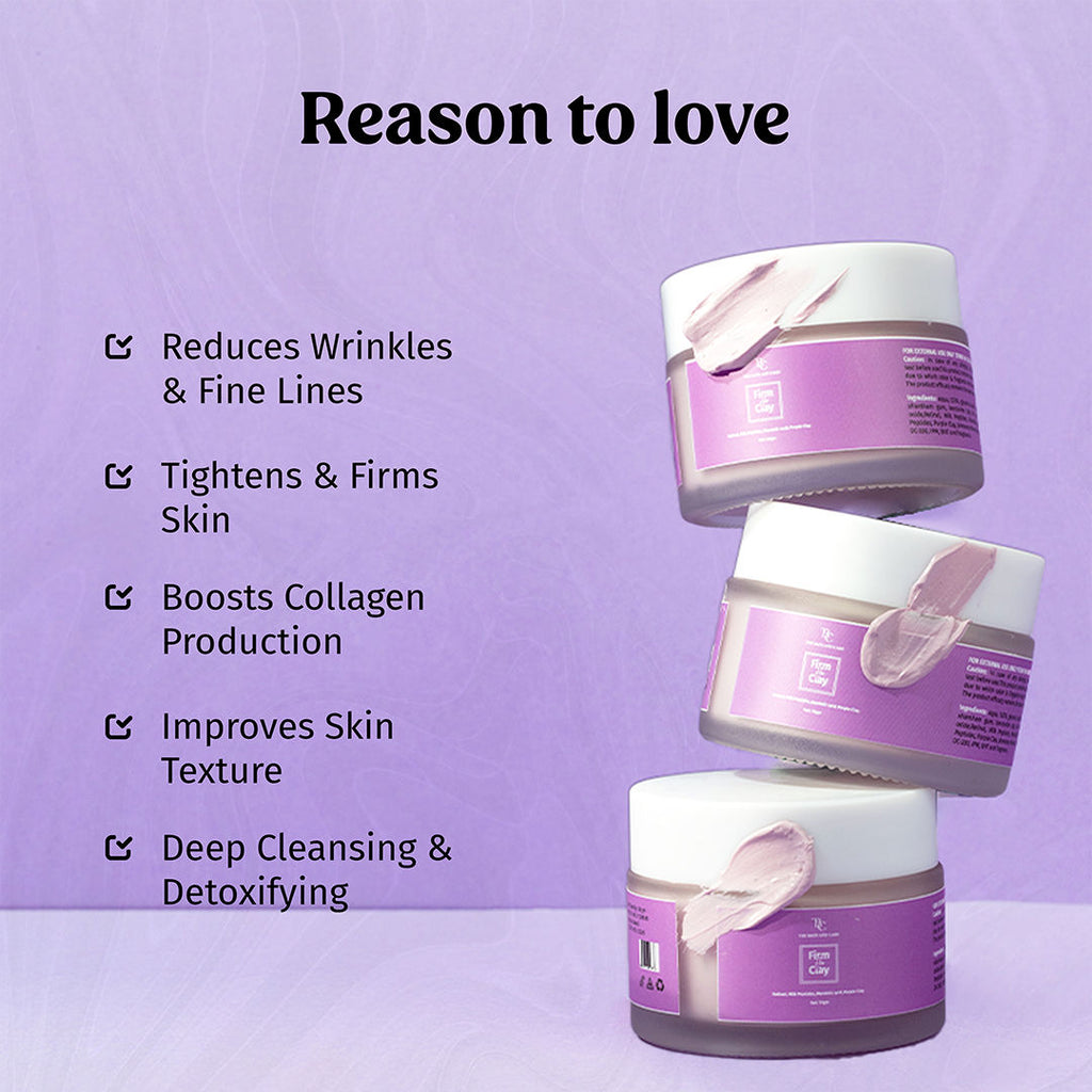 Firm Flex Clay Purple Clay Facial Mask