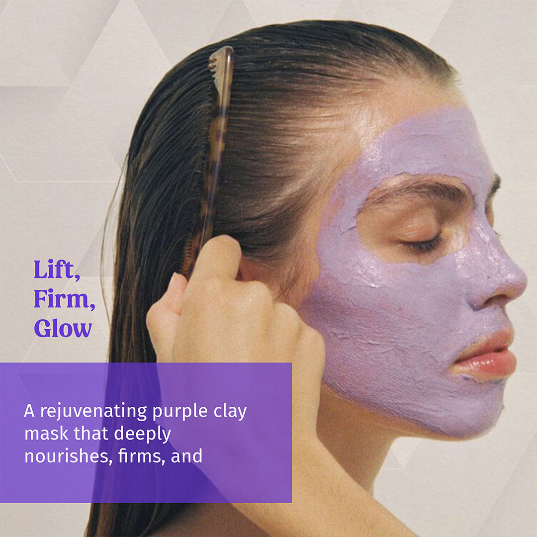 Firm Flex Clay Purple Clay Facial Mask