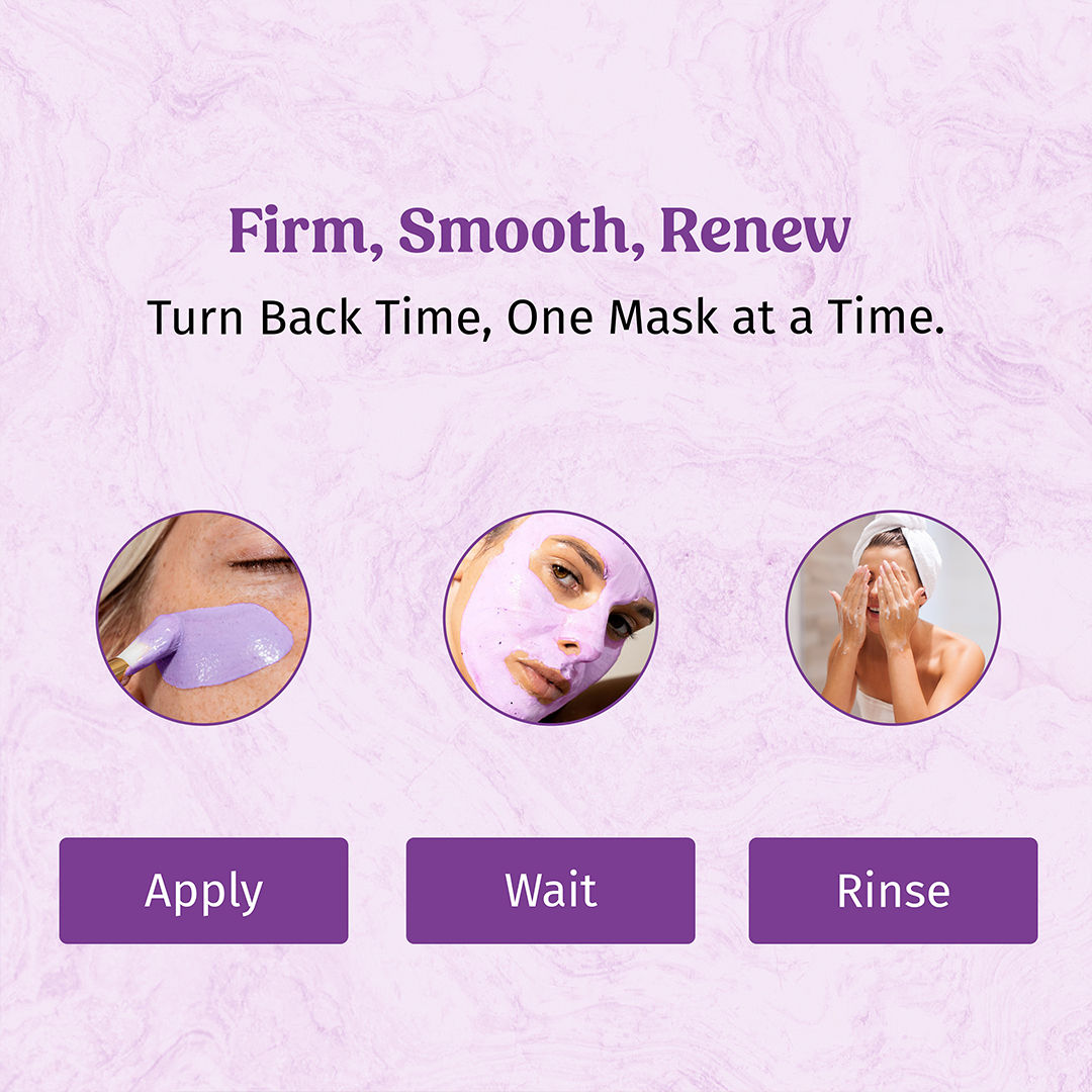 Firm Flex Clay Purple Clay Facial Mask
