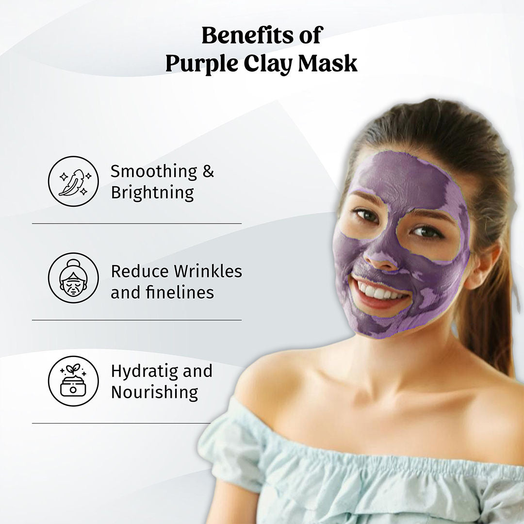 Firm Flex Clay Purple Clay Facial Mask