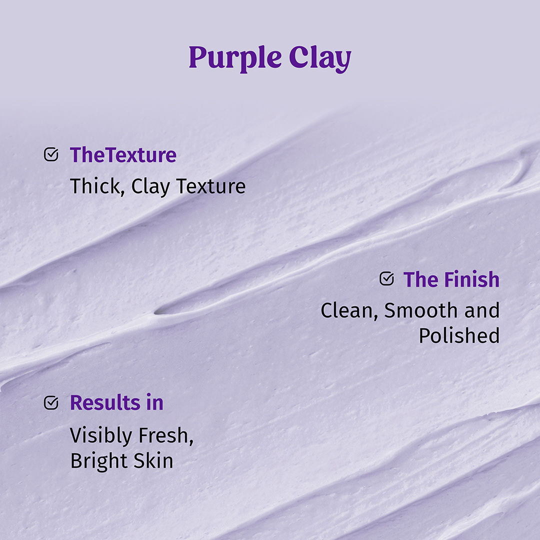 Firm Flex Clay Purple Clay Facial Mask