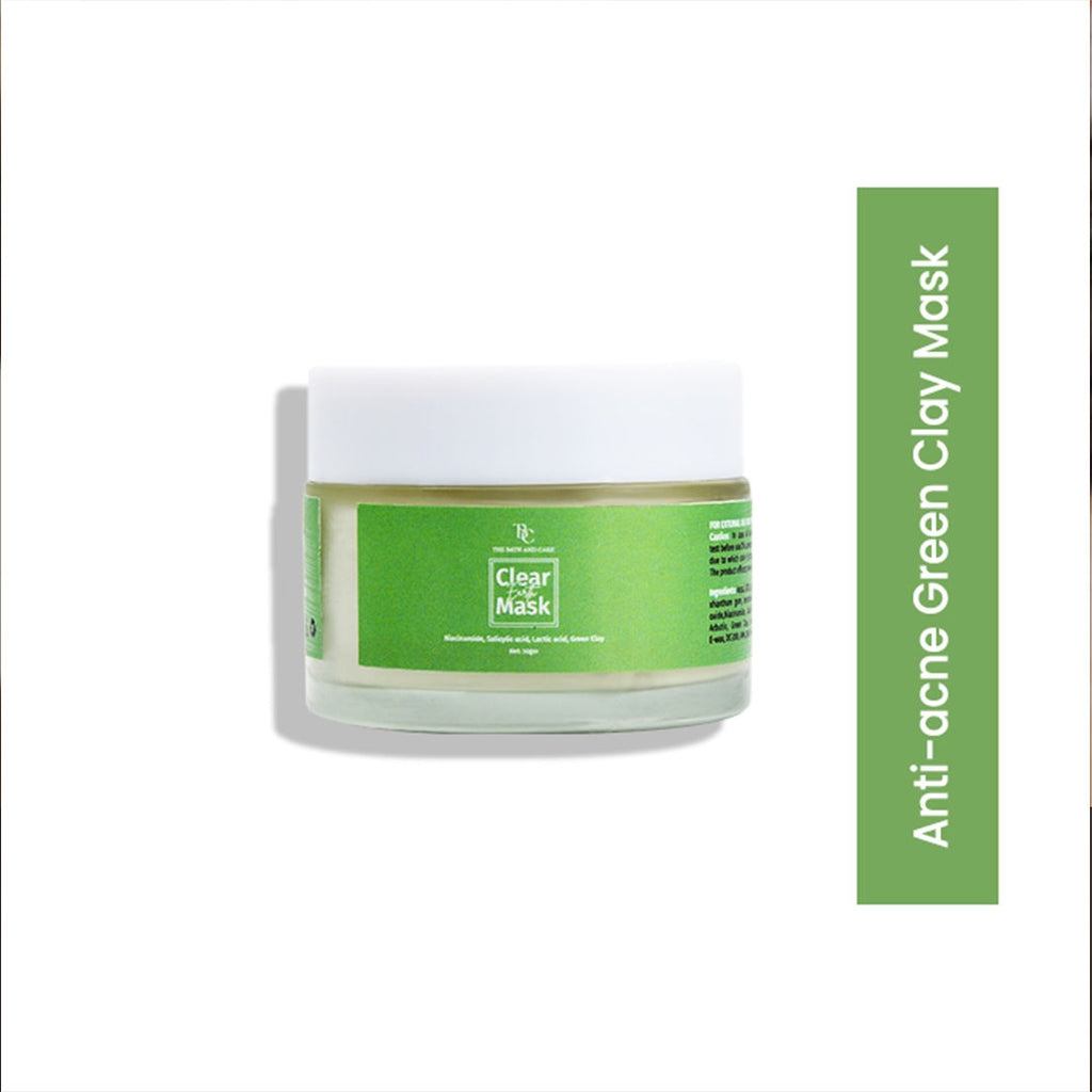 Clear Earth Glow Green Clay Facial Mask