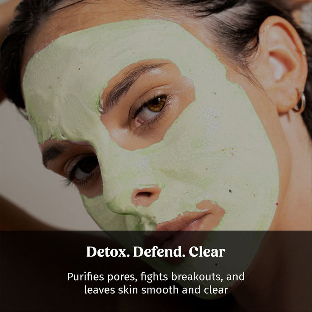 Clear Earth Glow Green Clay Facial Mask