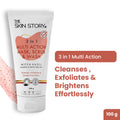 3 in 1 Multi Action Face Mask, Scrub & Wash For Deeply Cleansed, Healthy Looking Skin