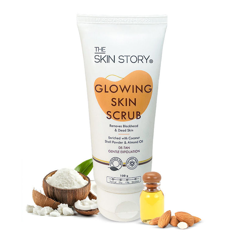 Gentle Detan Face Scrub Exfoliate Dead Skin Remove Blackheads Dark Spots Pigmentation