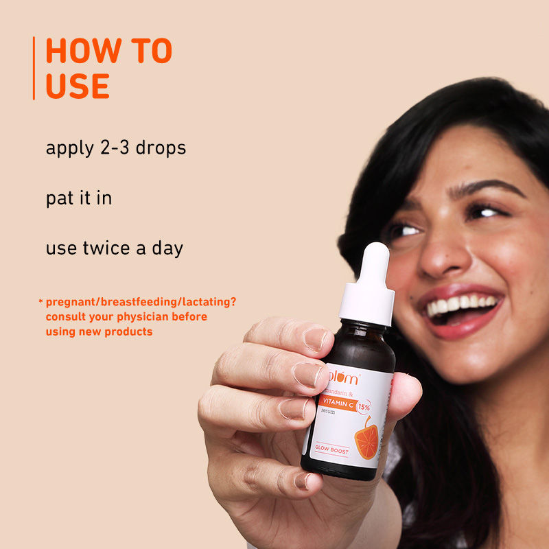 15% Vitamin C Glow Face Serum - Dermat Tested To Fight Dark Spots- Pigmentation & Dull Skin