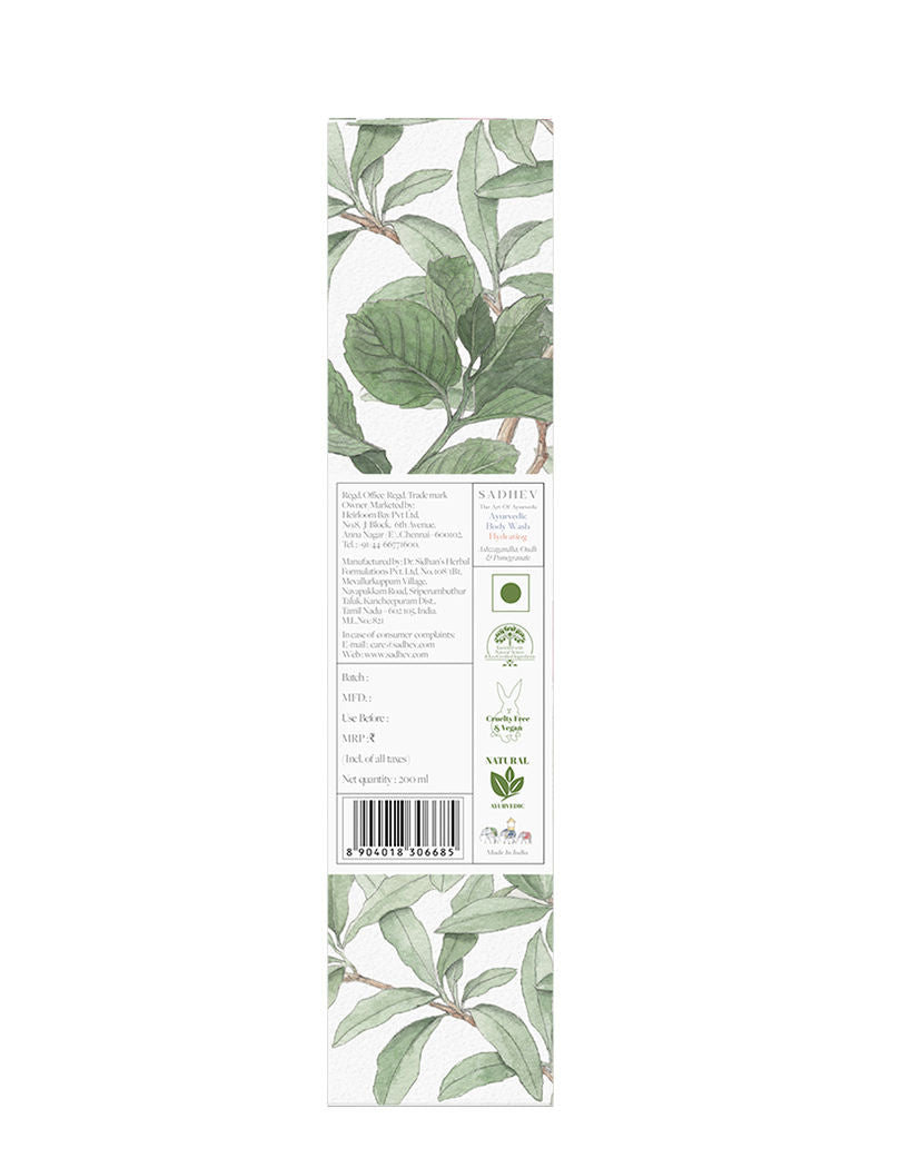Ayurvedic Ashwagandha, Oudh & Pomegranate Hydrating Body Wash