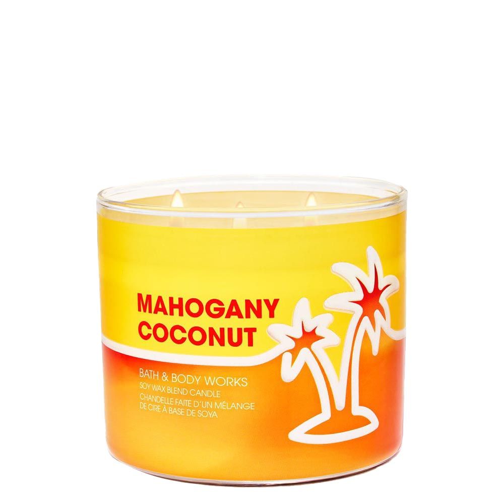Mahogany Coconut 3-Wick Candle
