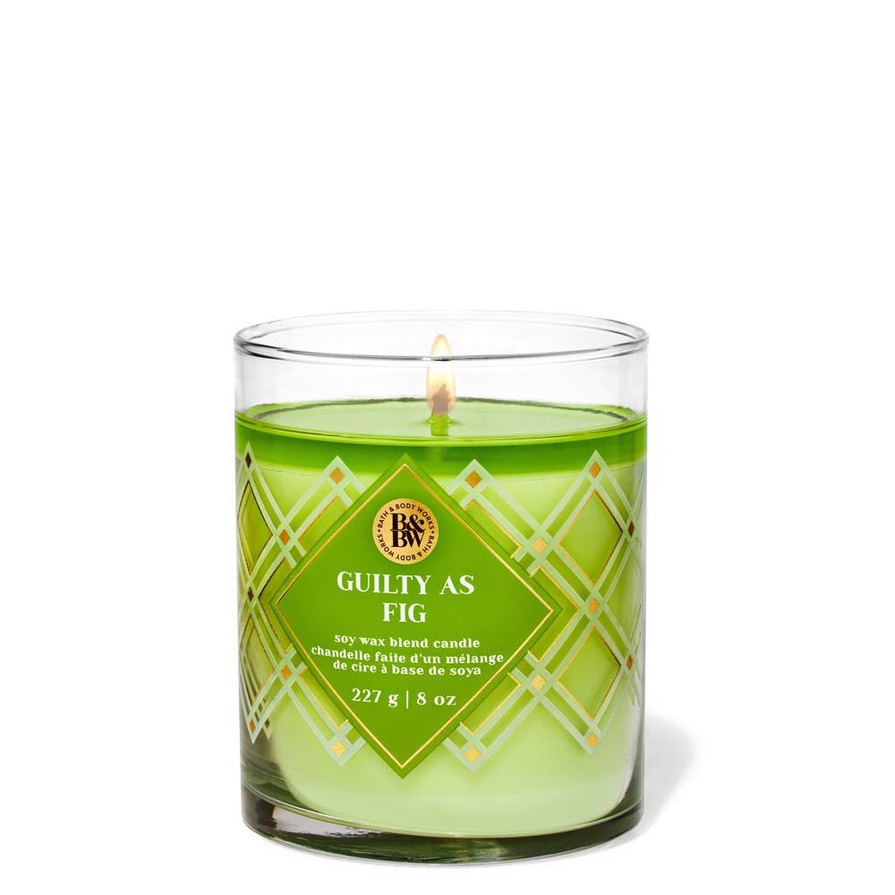 Guilty As Fig Single Wick Candle
