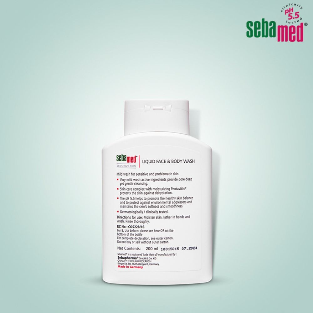 Liquid Face and Body Wash - For all skin types