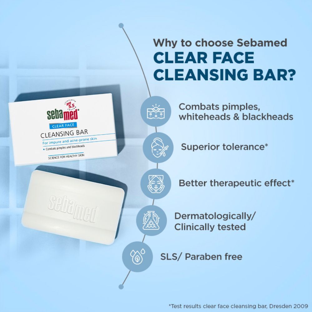 Clear Face Cleansing Bar - For impure and oily skin