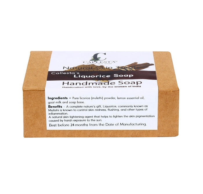 Liquorice Handmade Soap