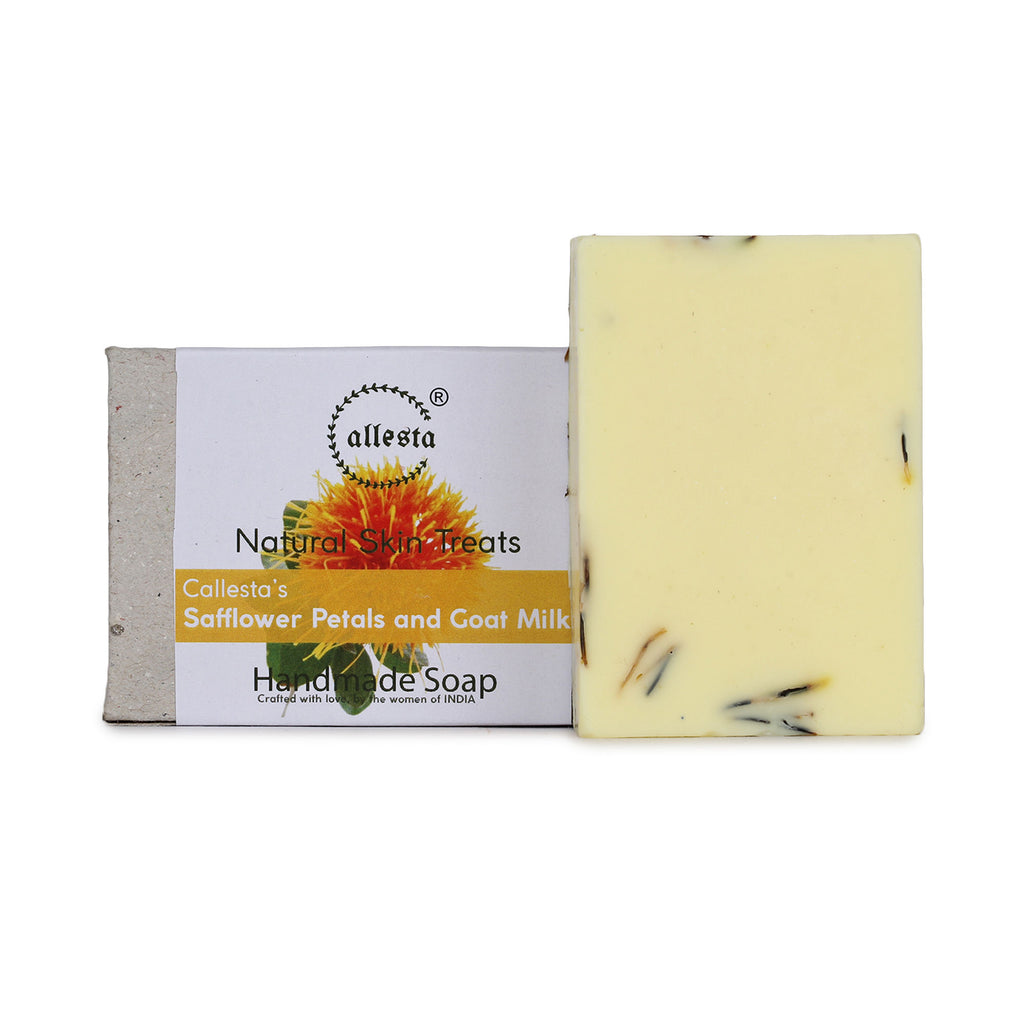 Safflower Petals And Goat Milk Handmade Soap