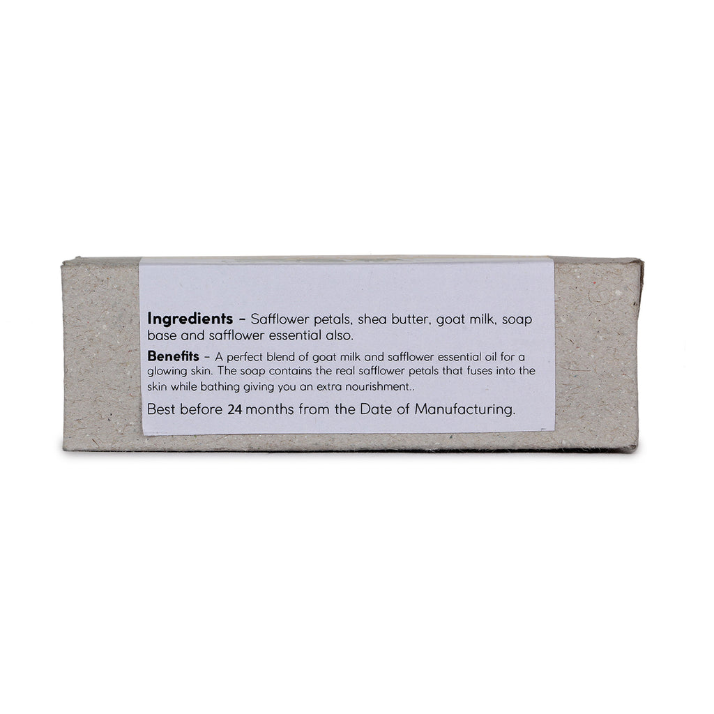 Safflower Petals And Goat Milk Handmade Soap