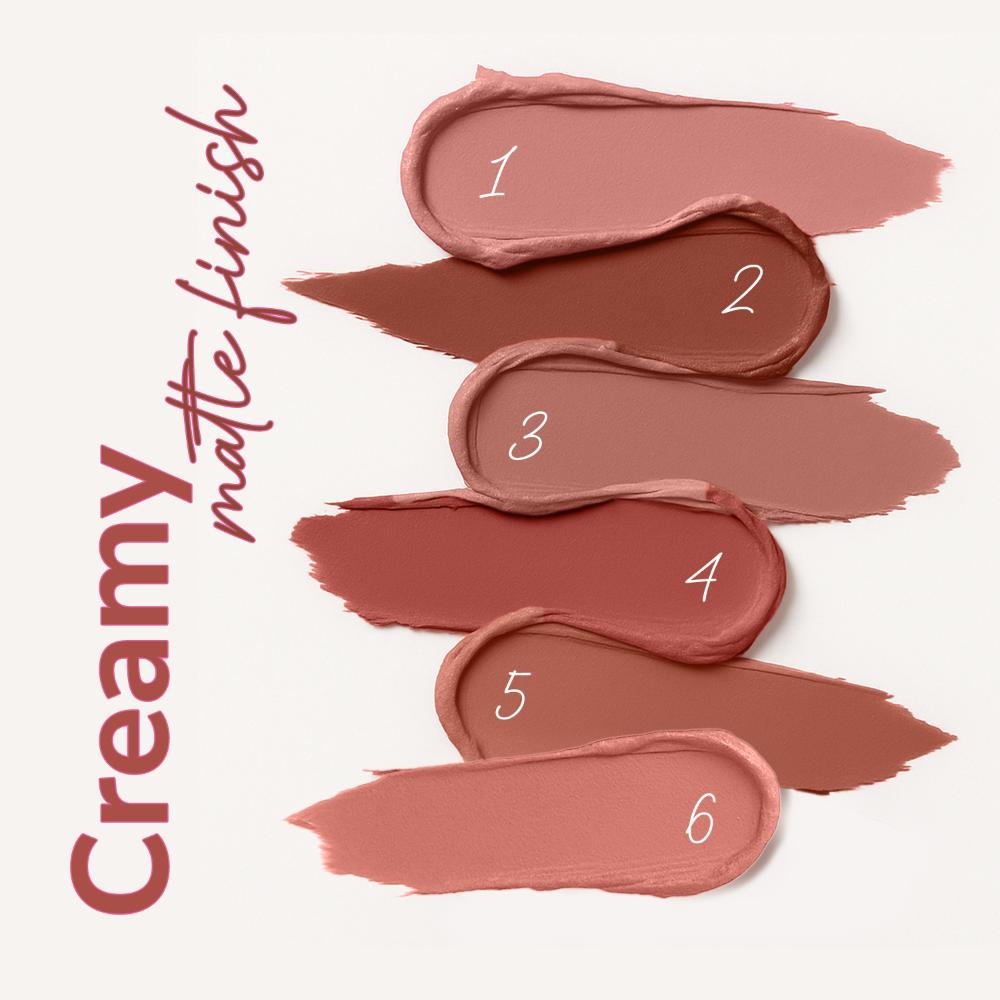 Mila Beaute Go Girl Lip Palette With Hyaluronic Acid & Pomegranate Extract