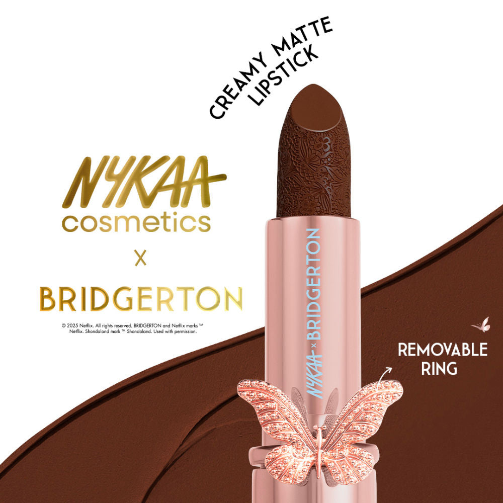 X Bridgerton Creamy Matte Longwear Lipstick - Forbidden Love