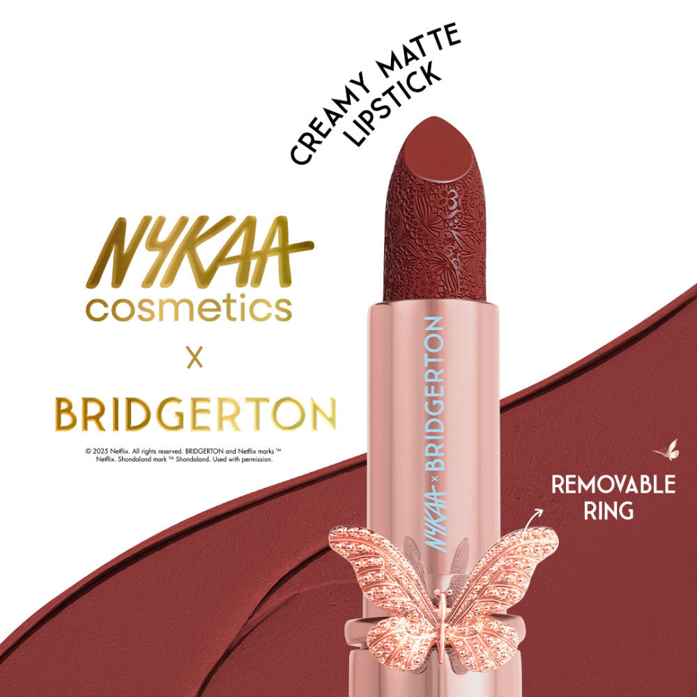 X Bridgerton Creamy Matte Longwear Lipstick - Full Bloom