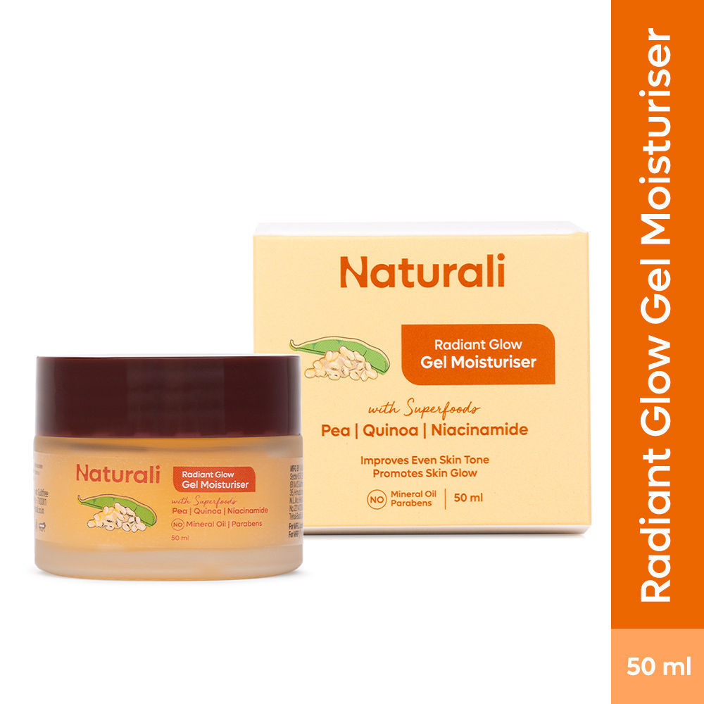 Radiant Glow Gel Moisturiser with Superfoods Pea, Quinoa & Niacinamide