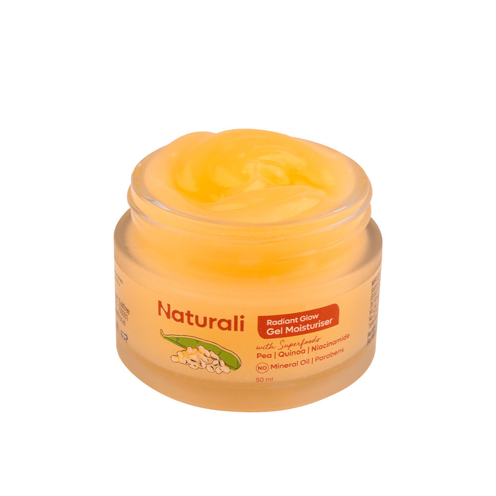 Radiant Glow Gel Moisturiser with Superfoods Pea, Quinoa & Niacinamide