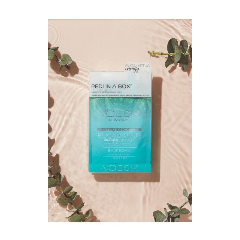 Deluxe Pedicure In A Box (4 Step) - Eucalyptus Energy Boost