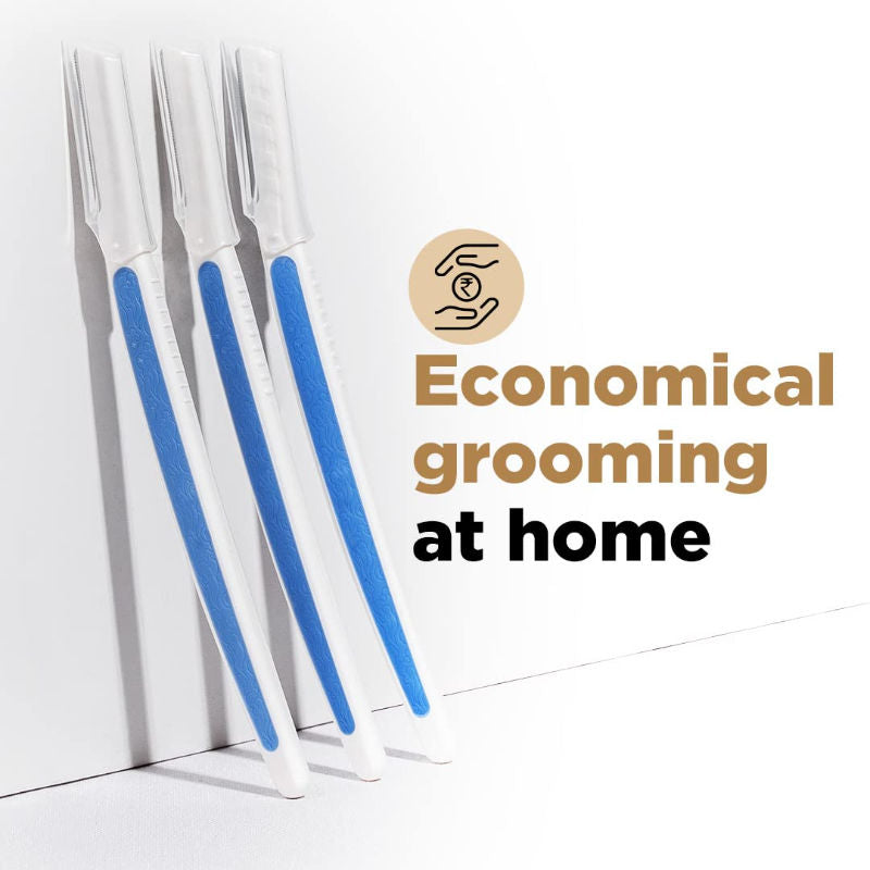 Reusable German Blade Razor For Eyebrow, Forehead, Chin & Sideburns