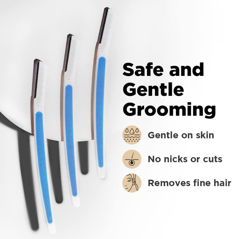 Reusable German Blade Razor For Eyebrow, Forehead, Chin & Sideburns