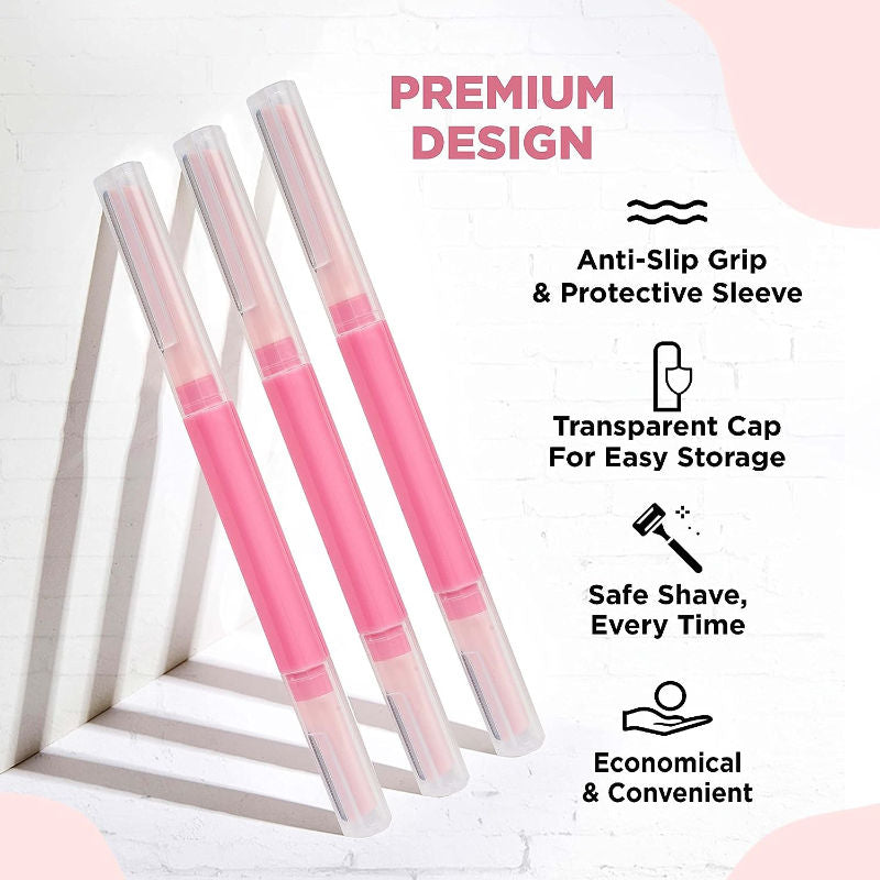 Reusable Dual Head Razor For Face Eyebrow, Chin Durable & Rust Free