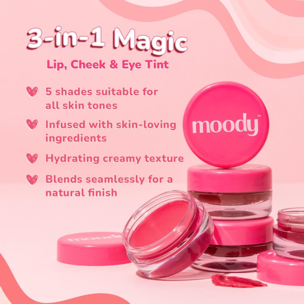 Plush 3-in-1 Lip, Cheek & Eye Tint - Bubblegum Burst