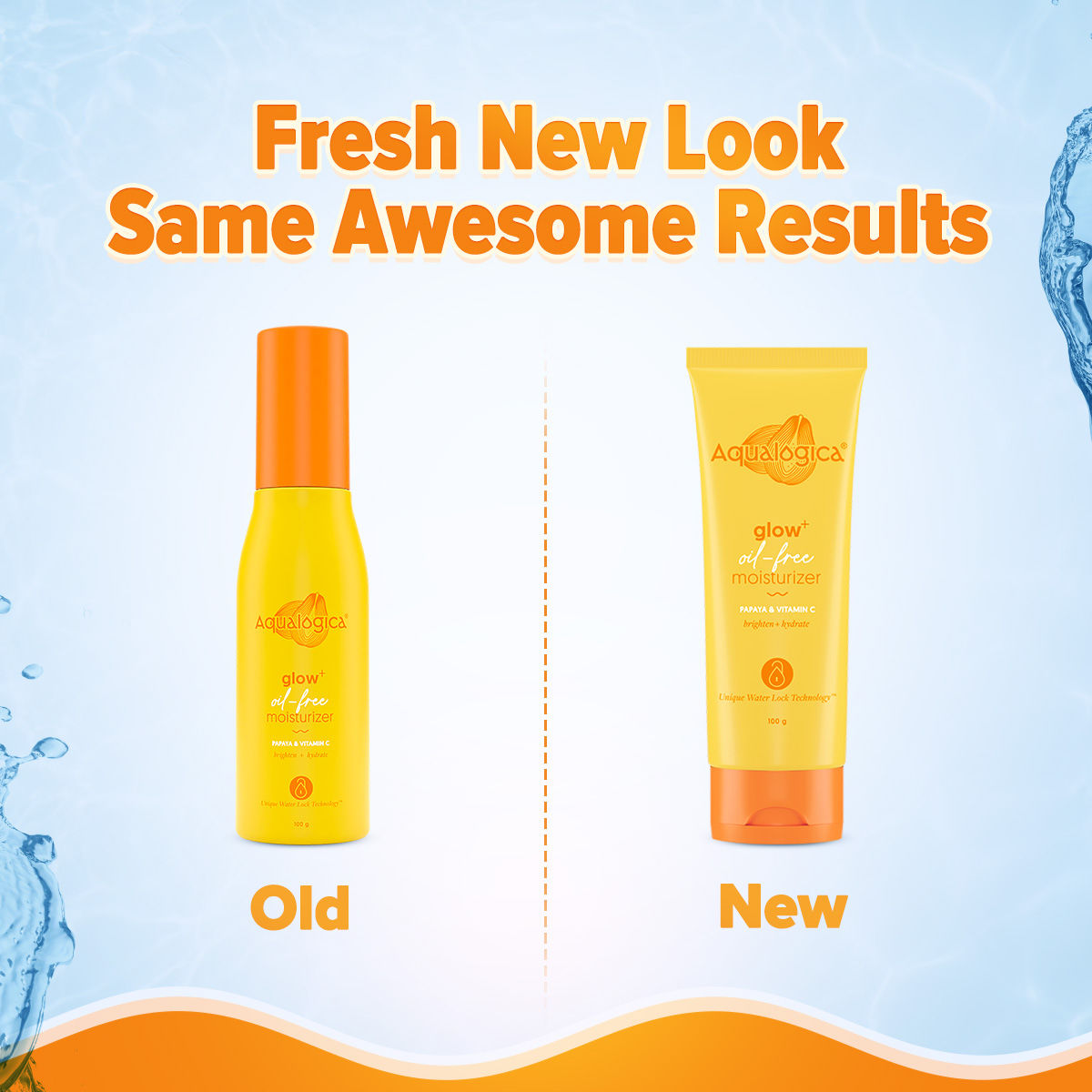 Glow+ Oil Free Moisturizer with Papaya & Vitamin C for Glowing Skin