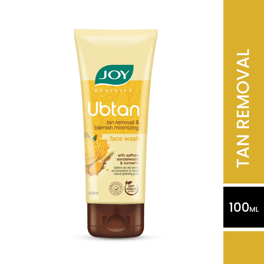 Ubtan Tan Removal Face Wash, For Natural Glowing Skin - 100ml