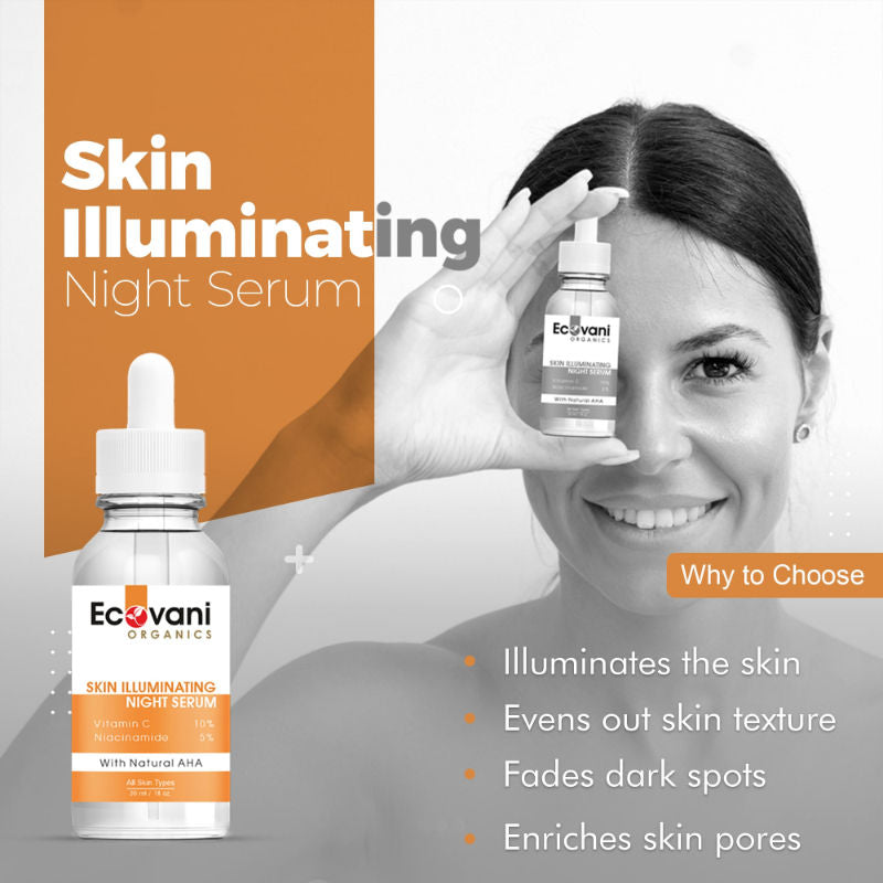 Skin Illuminating Night Serum For Anti-Ageing