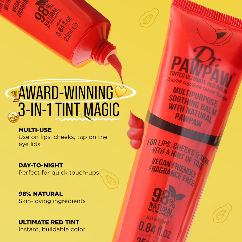 Tinted Ultimate Red Lip Balm