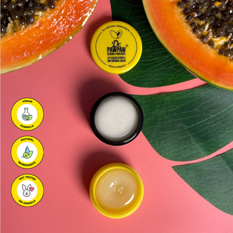 Lip Scrub & Nourish Balm Duo