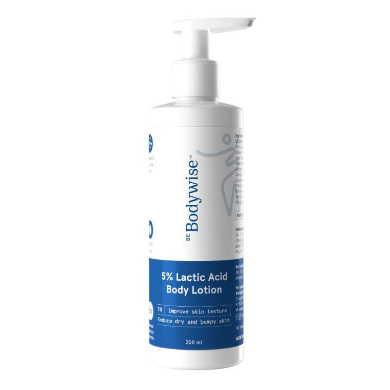 5% Lactic Acid Body Lotion - For 24H Moisturization, Improved Skin Texture, Smooth Skin