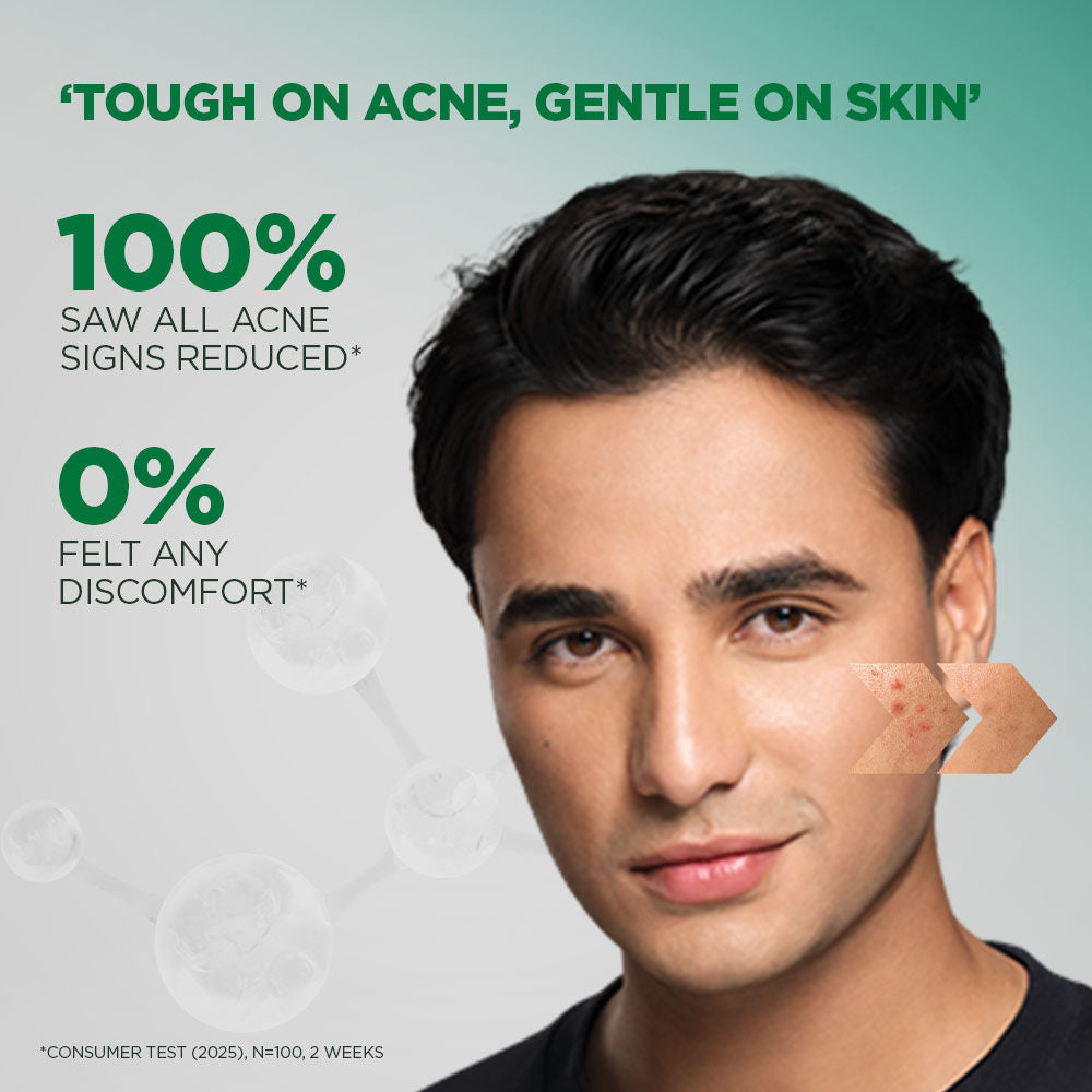 Men Acno Fight Gentle Cleanser Facewash For Acne-Prone, Sensitive Male Skin