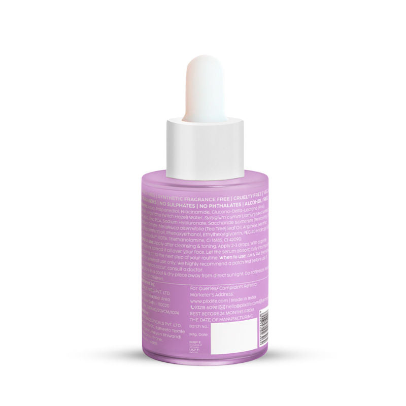 10% Niacinamide Jamun Face Serum for Acne marks, blemishes & oil control