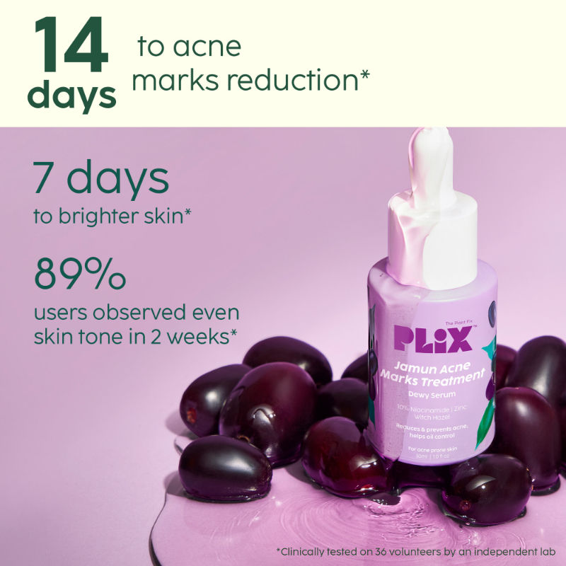 10% Niacinamide Jamun Face Serum for Acne marks, blemishes & oil control