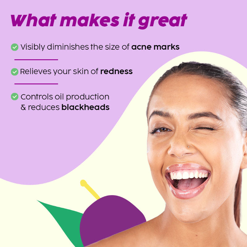 10% Niacinamide Jamun Face Serum for Acne marks, blemishes & oil control