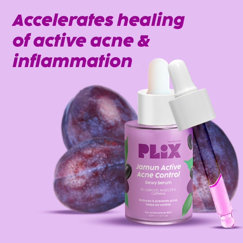 2% Salicylic Acid Jamun Active Acne Control Dewy Serum for Active Acne & Dark Spot Reduction