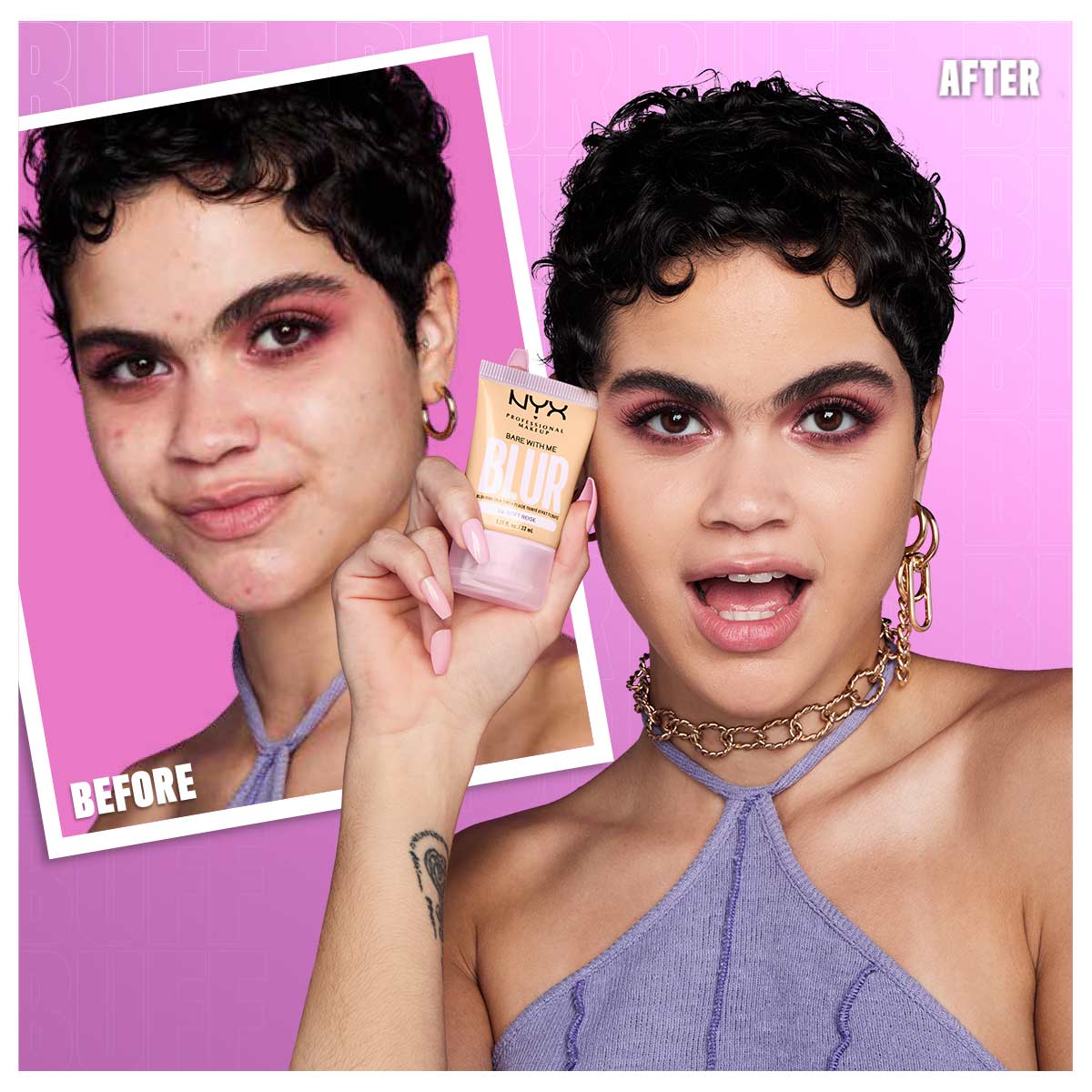Bare With Me Blur Tint Foundation - 15 Warm Honey