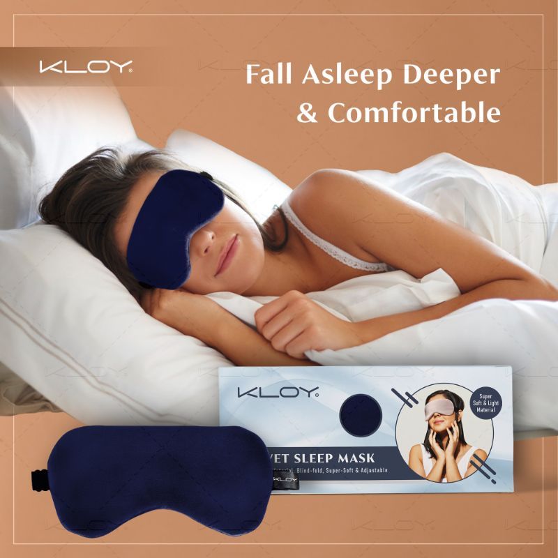 Breathable Sleep Eye Mask - Blue