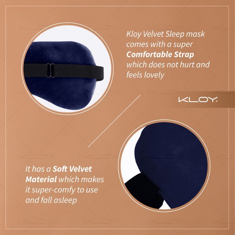 Breathable Sleep Eye Mask - Blue